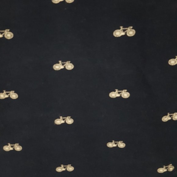 Denim & Flower Navy Bicycles Printed V-Neck Short Sleeve T-Shirt - Picture 2 of 4